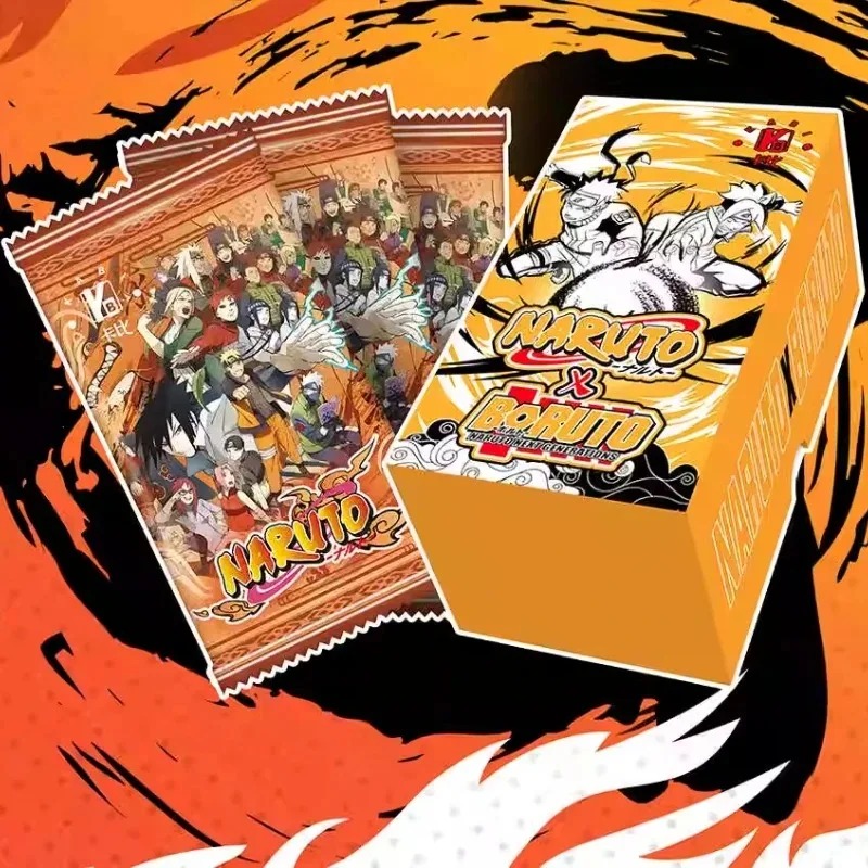 Board Game Naruto - ナルトカードシリーズアニメキャラクターレアフラッシュ SSR カードブースターボックスデラックスコレクション版カードボードゲームおもちゃギフト