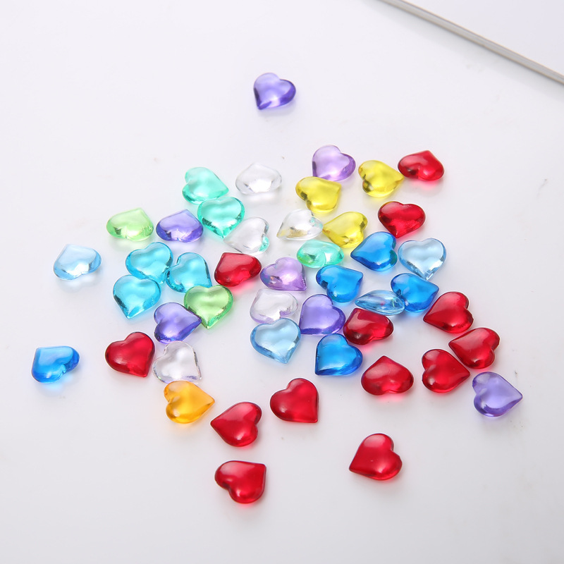 Board Game The Sims - 100 個 10*4 ミリメートルハート形アクリル透明ポーンストーンチェスマンゲームピーストークンボードゲームアクセサリー