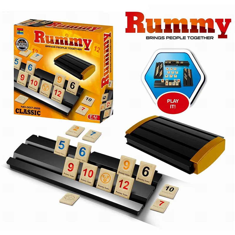 Board Game Mahjong - 英語版キッズデジタル麻雀ボードゲーム、インタラクティブな数字カード収納教育用卓上玩具、誕生日用ユニセックスギフト