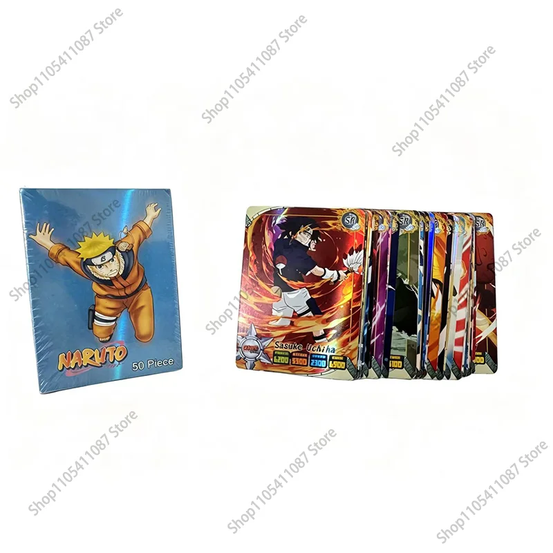 Board Game Naruto - **50枚入り ナルト 英語カード フラッシー カカシ うずまきナルト