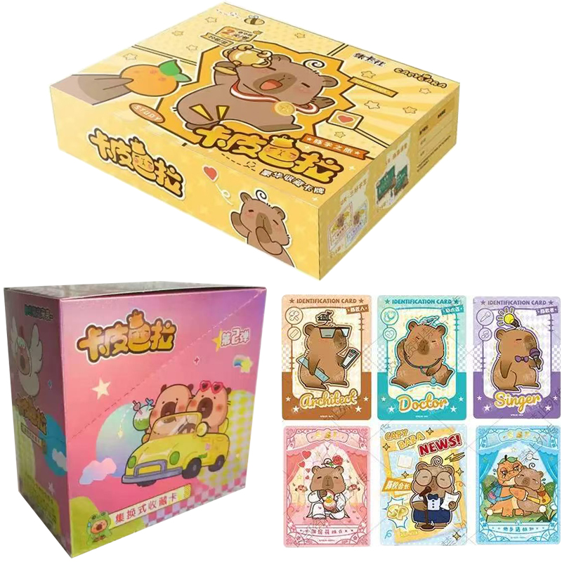 Board Game Review - 2025 カピバラカード楽しい CCG アニメコレクショントレーディングカードブースターボックス子供のおもちゃボードゲーム在庫あり