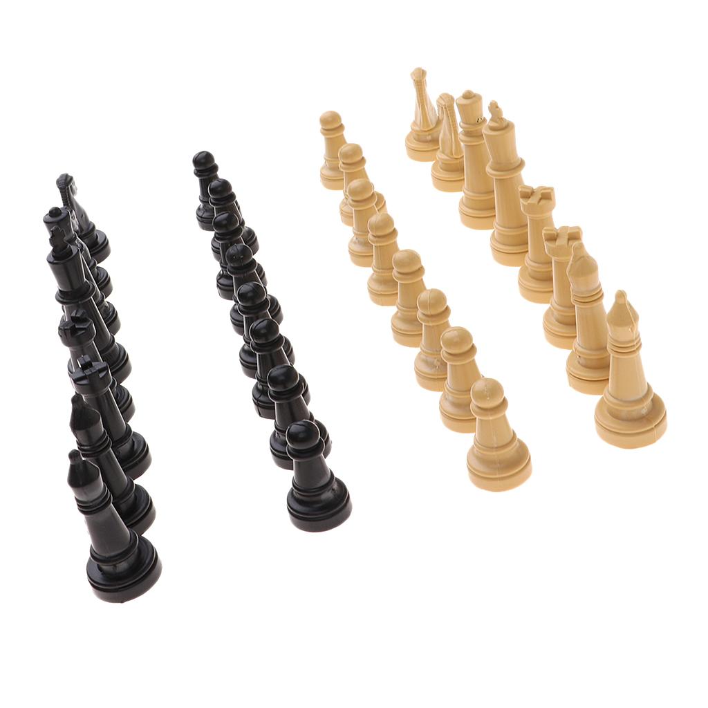 Board Game Or Boardgame - プロ仕様のチェスの駒、プラスチック製のボードゲームフィギュアセット、家庭用またはトーナメント用