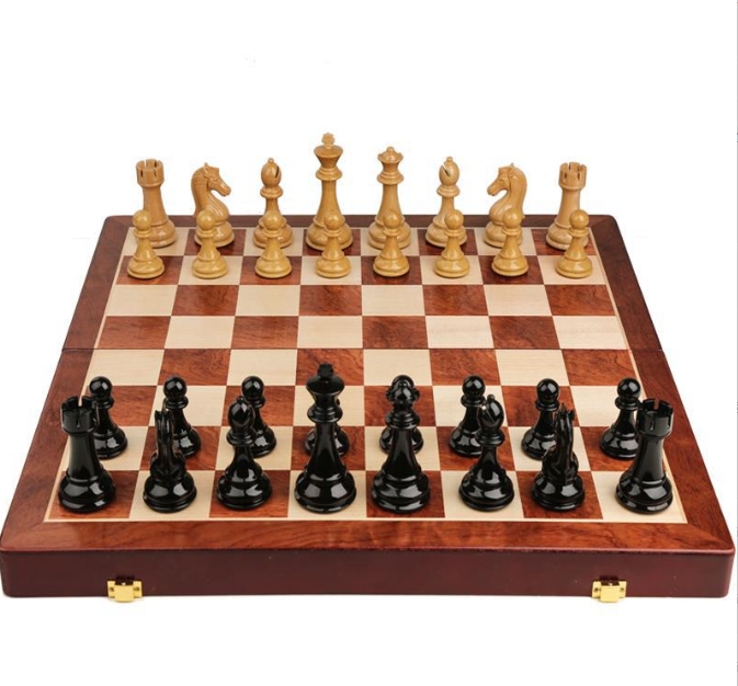 Board Game Logo - 3 in 1木製チェス折りたたみ式便利なチェスセットマルチサイズチェス盤ゲーム大人用カスタムロゴカスタムサイズ