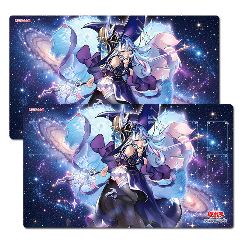 Board Game Gi - 60x35cm リリオナ ザ・ワンダラス・マジストゥス ウィッチ・ワードローブ・テーマのトレーディングカードプレイマット 遊戯王 プレイヤーラバーボードゲームカードマット