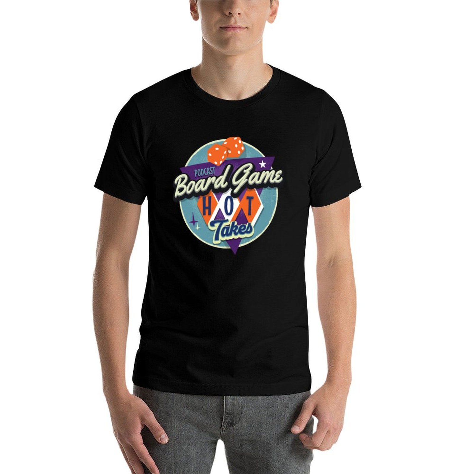 ボードゲーム ホットテイクス ポッドキャスト ロゴ Tシャツ - Board Game Logo のレビューと価格