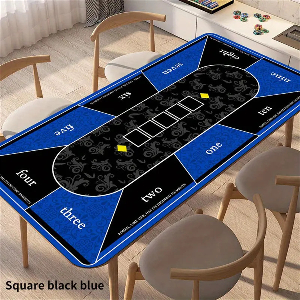 厚みのあるプロ仕様テキサスホールデムポーカーマット大型ポーカ - Board Game Mahjong のレビューと価格