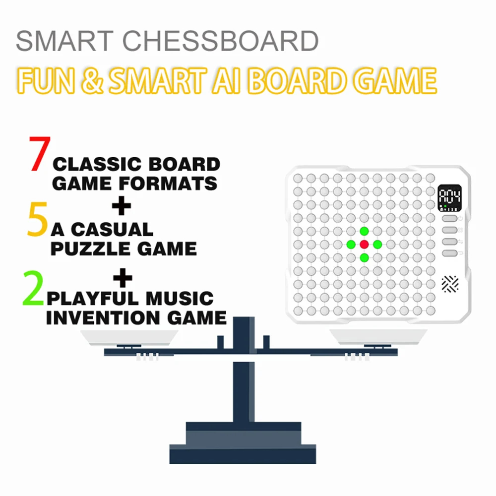 14 in 1多機能スマートボードゲーム電子チェスバックギャ - Board Game Vantage のレビューと価格