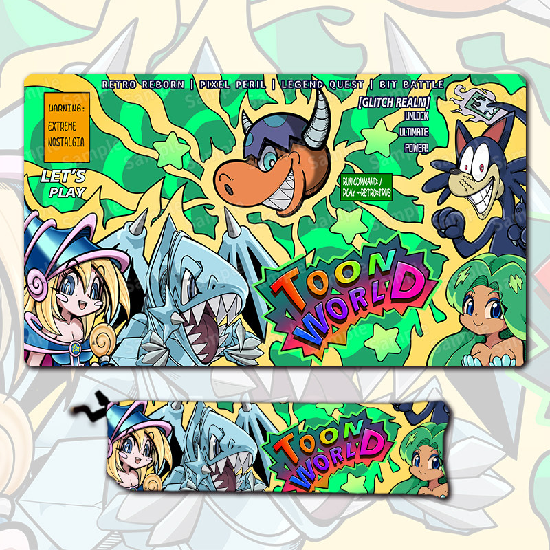 遊戯王！ 600x350mm トゥーン ダークマジシャンガー - Board Game Gi のレビューと価格