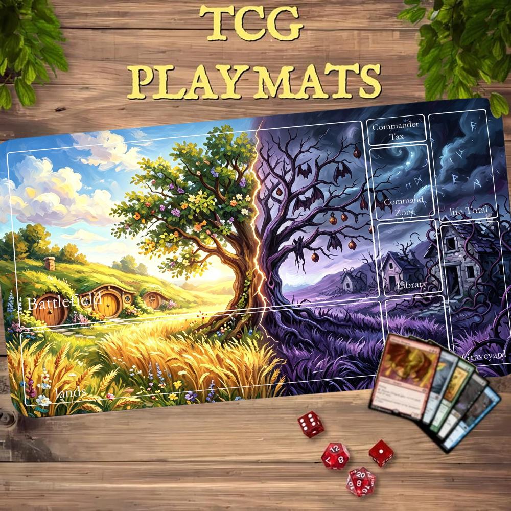 不気味な木雷魔法カードバトルマットMTGゾーンプレイマット滑 - Board Game Zone のレビューと価格