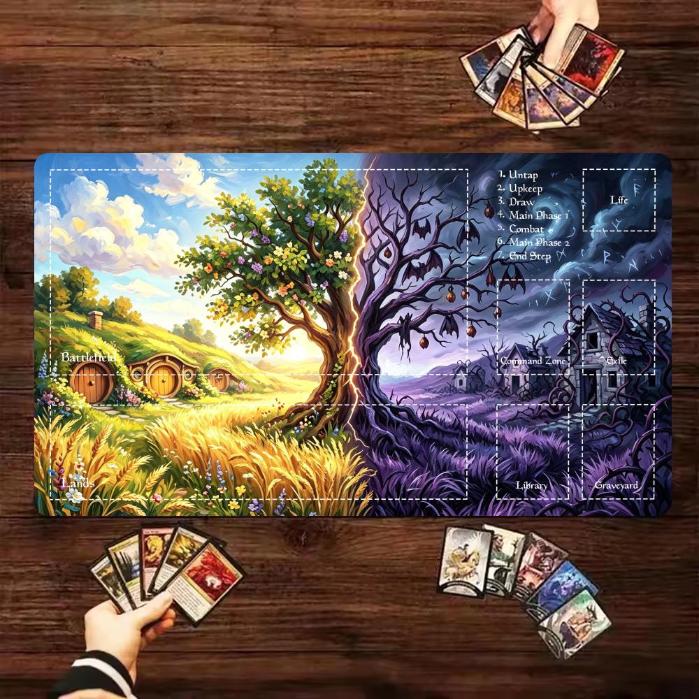 不気味な木雷魔法カードバトルマットMTGゾーンプレイマット滑 - Board Game Zone のレビューと価格