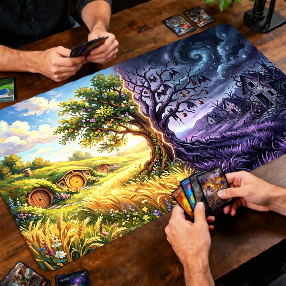 不気味な木雷魔法カードバトルマットMTGゾーンプレイマット滑 - Board Game Zone のレビューと価格