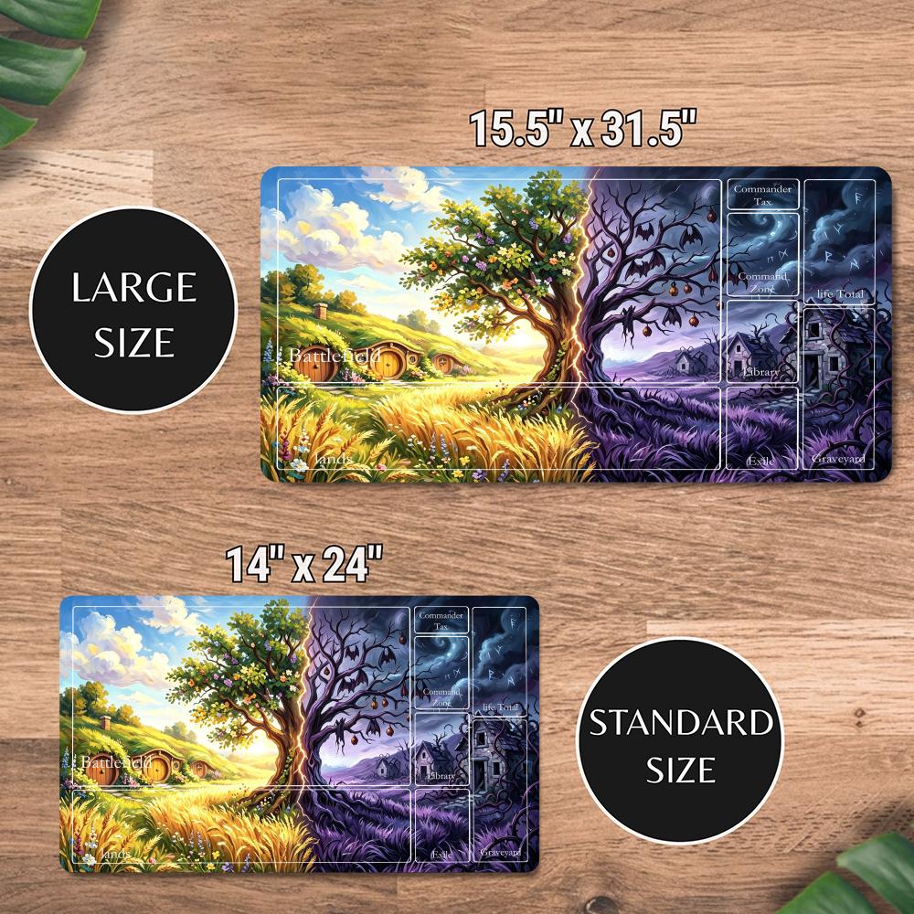 不気味な木雷魔法カードバトルマットMTGゾーンプレイマット滑 - Board Game Zone のレビューと価格