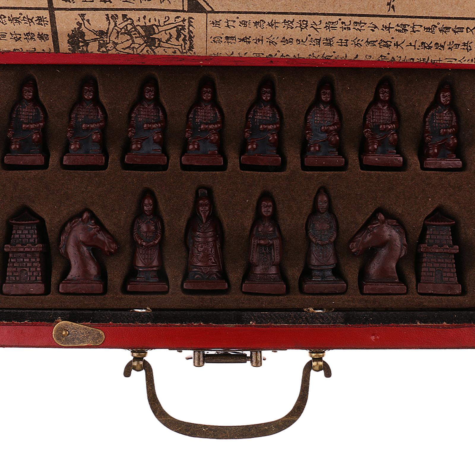 折りたたみ式チェスボードゲーム樹脂製中国チェスセットヴィンテ - Board Game Or Boardgame のレビューと価格