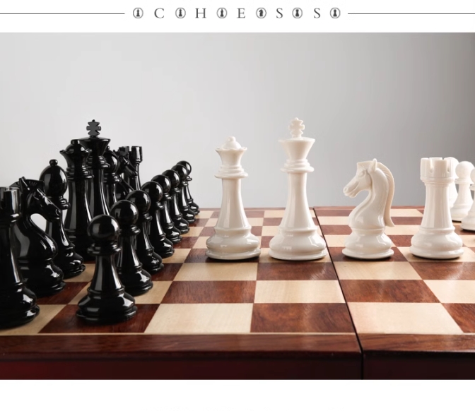 3 in 1木製チェス折りたたみ式便利なチェスセットマルチサ - Board Game Logo のレビューと価格
