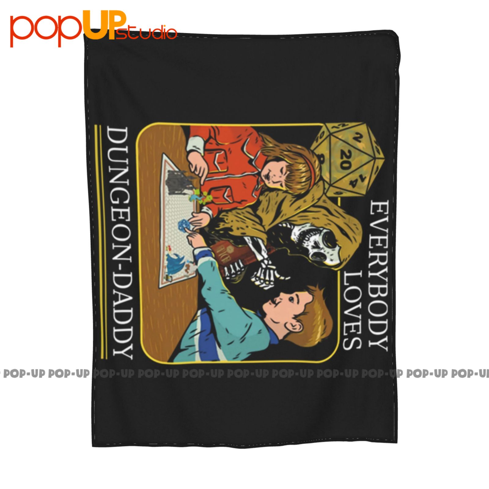 RPG D20 ダイス ダンジョン ダディ ファンタジー ペ - Board Game Quilt のレビューと価格