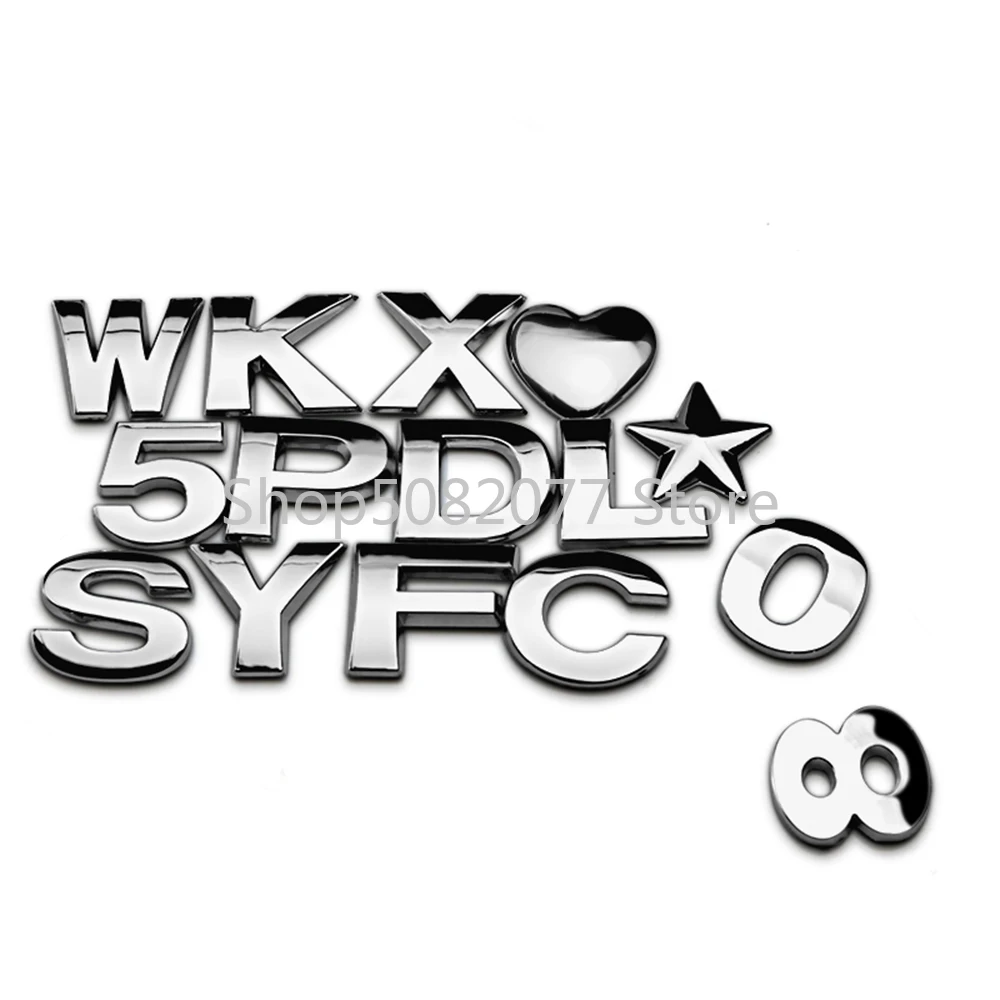 DIY文字数字アルファベットメタルエンブレム25mm 30m - Board Game Logo のレビューと価格