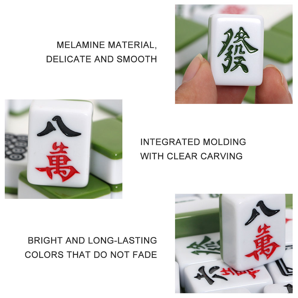 ミニ麻雀中国の伝統的な麻雀ボードゲーム思考練習家族のおもちゃ - Board Game Mahjong のレビューと価格